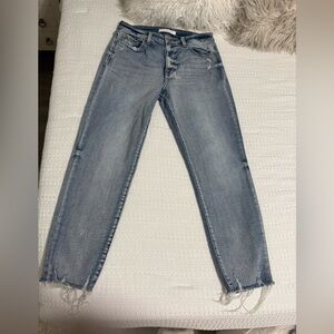 Eunina Light Blue Straight Leg Jeans